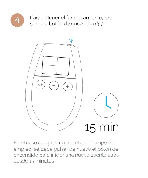 Appareil électrostimulation U-Tonic avec écran LCD, boutons de commande, design ergonomique pour tonification musculaire.