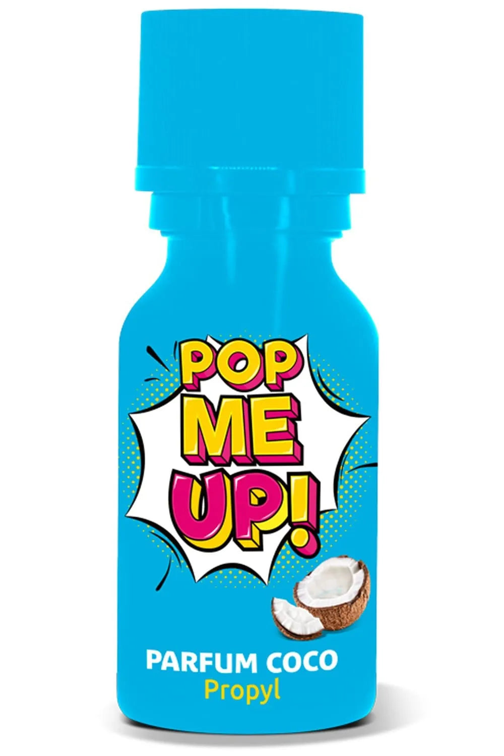 arôme nitrite propyle coco fragrance noix intensité années hippies montée rapide sensations instantanées flacon popart verre teinté quinze millilitres