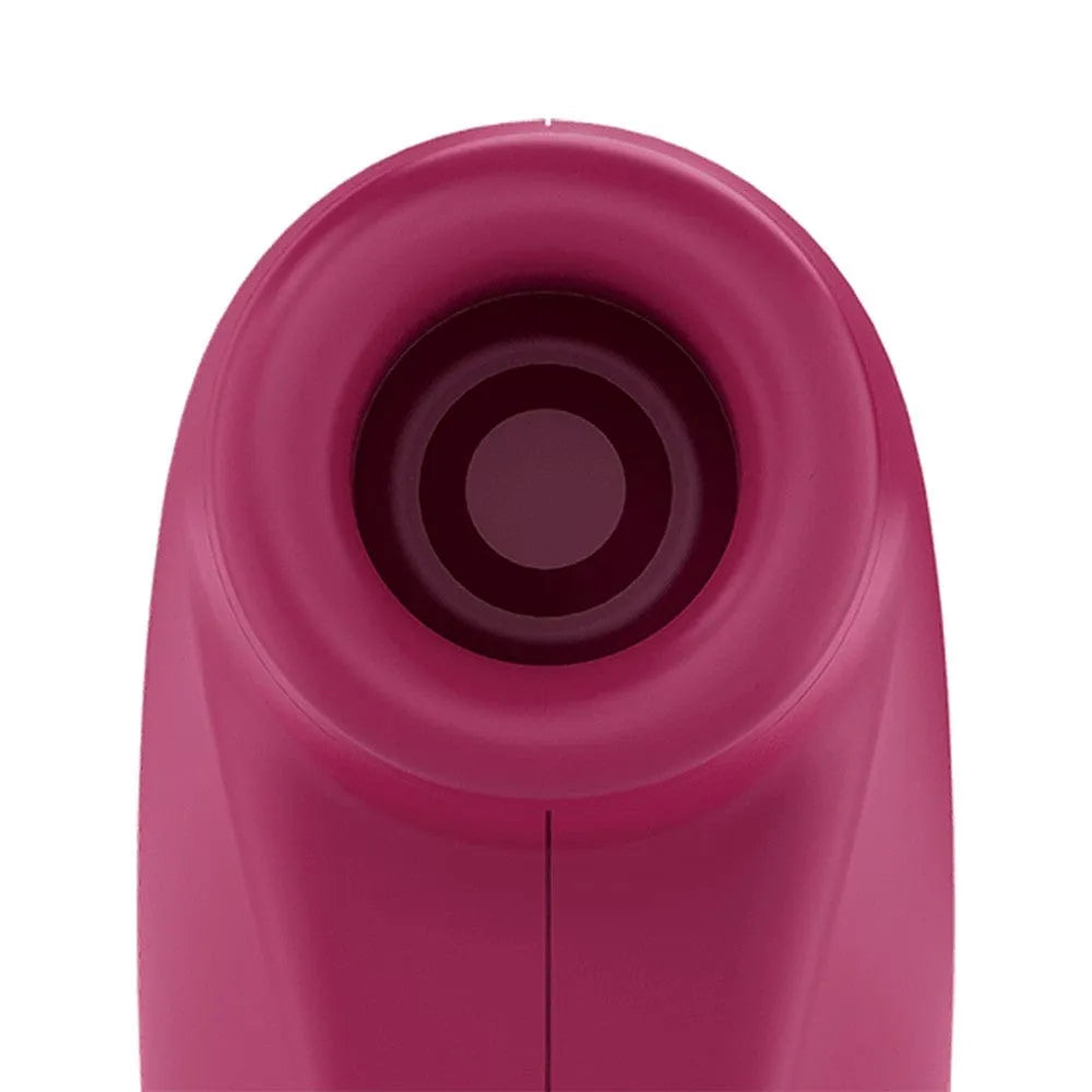 Aspiration clitoridienne rose en silicone, design ergonomique, 4 fréquences, 90 min d'autonomie, plaisir intense.