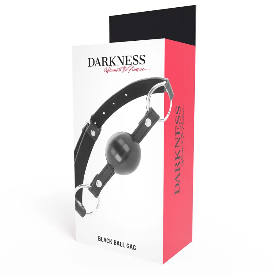 bâillon cuir ajustable luxe lanières cousues coutures élégantes taille unique réglable sans phtalates sûr compatible accessoires bondage discret