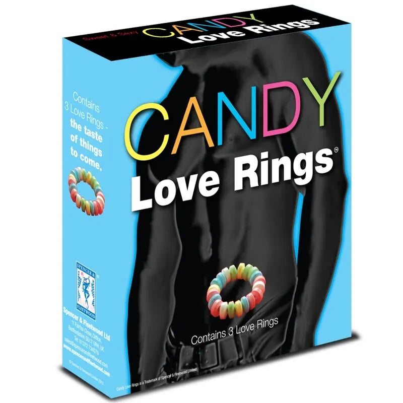 bague comestible tutti frutti goût sucré ajustable confortable universel pénis résistante humidité antitache gourmande trio 18 grammes