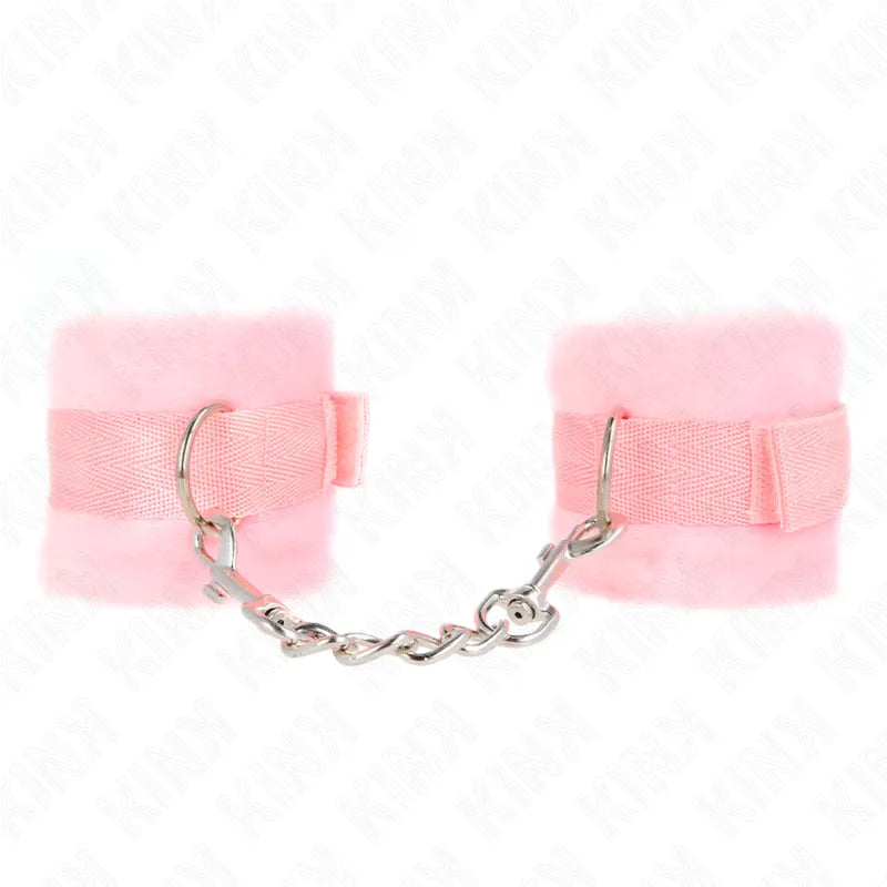 bandes poignets BDSM cuir végétalien confortable durable rembourré réglable sécurité esthétique éthique élégant résistant personnalisable finition