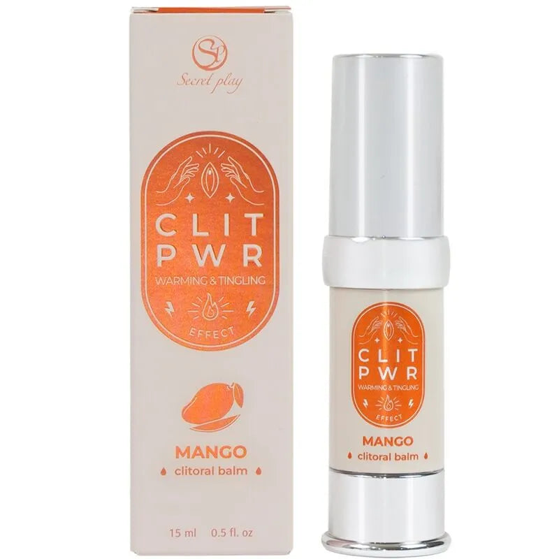Baume Stimulant Clitoridien Chauffant Vibratoire Mangue Exotique Parfumé Naturel Sensibilisant Orgasmes Puissants Absorption Rapide Texture Légère