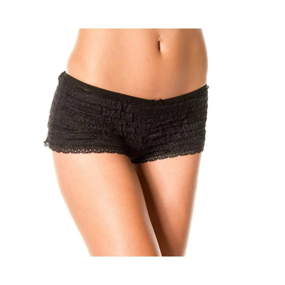 culotte short effet froufrou petit noeud devant polyester elasthanne extensible doux confortable féminin sensuel estival coupe flatteuse details delicats