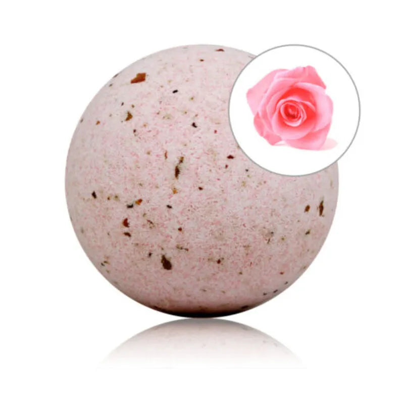 bombe bain parfumée roses relaxante apaisante luxueuse sensorielle hydratante adoucissante tonifiante florale veloutée sucrée aromathérapie décorative