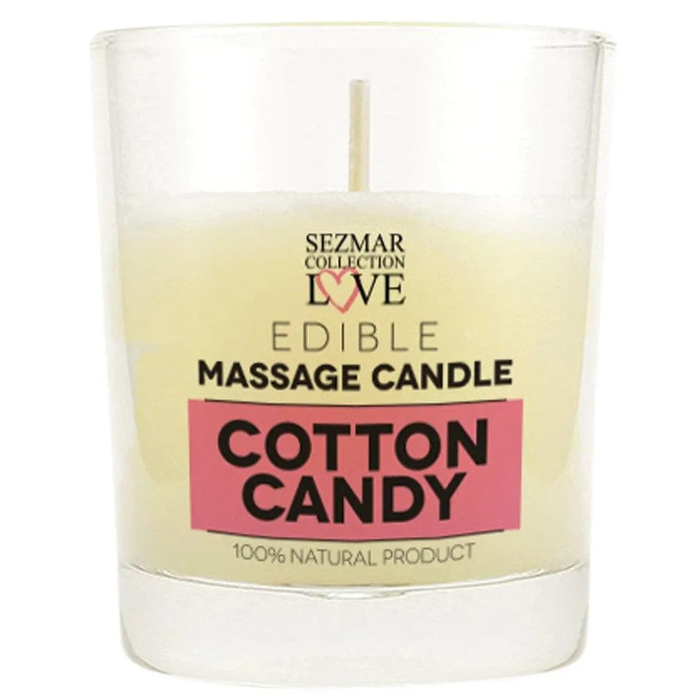 Bougie Massage Parfumée Barbeapapa Gourmande Sensorielle Fondante Huile Chaude Relaxante Intime Corps Sensationnelle Séduisante Soirée Sensuelle Contenance100ml