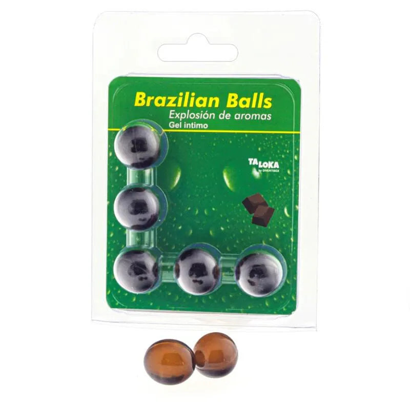 boules brésiliennes lubrifiant chocolat massage érotique fondantes aromatiques sensorielles fondent chaleur corporelle huile délicate stimulantes intimes