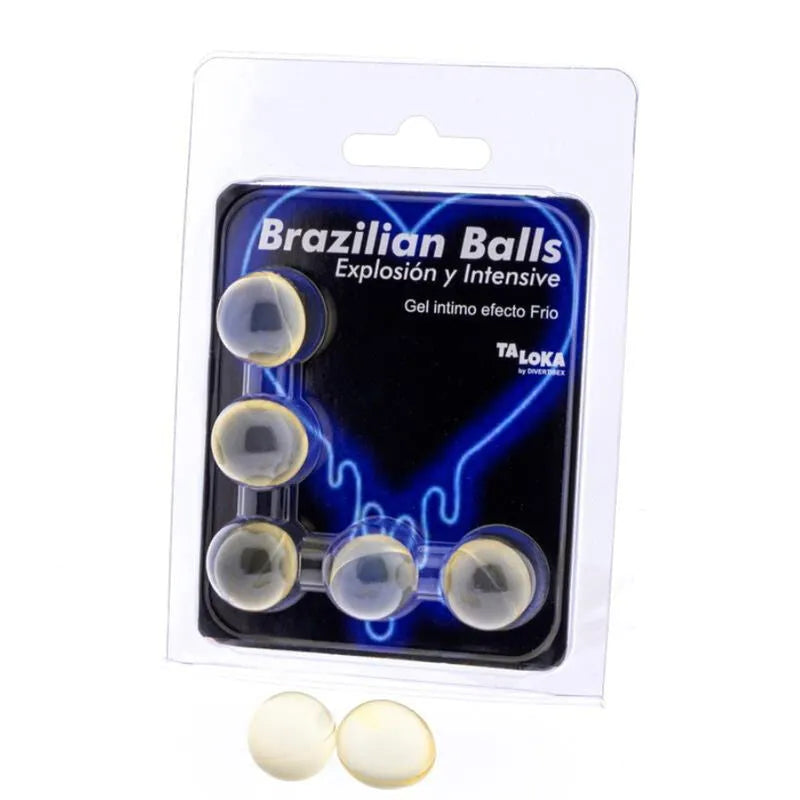 Boules Brésiliennes Lubrifiant Effet Froid Massage Sensuel Excitant Aromatique Doux Thermosensible Dissolution Rapide Glissant Prolongation Stimulation Vaginale Anale