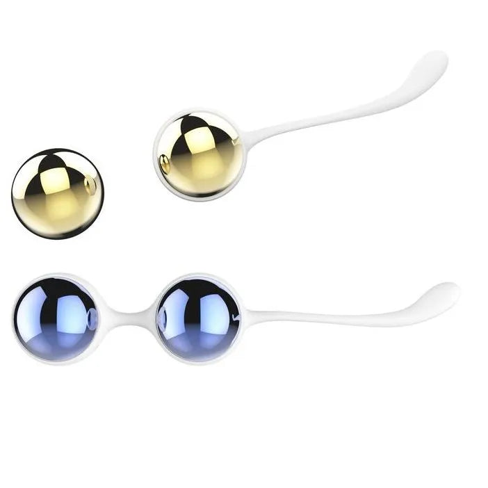 Boules Geisha aluminium hygiéniques sécurisées Nalone Yani interchangeables poids modulables exercices pelviens tonification périnéale récupération postaccouchement incontinence réduite sexualité améliorée