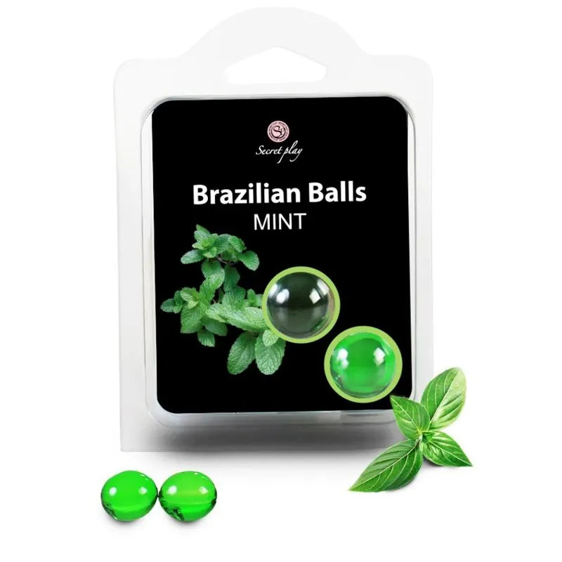boules massage érotiques menthe sensuelles rafraîchissantes aromatiques stimulantes sensorielles relaxantes brésiliennes doubles sphères lubrifiantes thermoactives préliminaires orgasmiques