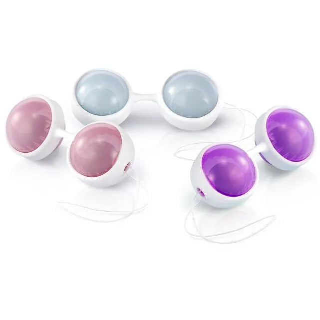 Boules vaginales LELO Beads Plus, multicolores, silicone biocompatible, pour exercices Kegel, tonification pelvienne.