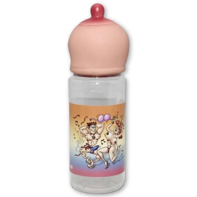 Bouteille Forme Sein Humoristique Originale Festive Anniversaire Enterrement Jeune Fille Cadeau Rigolote Durable Réutilisable Capacité Généreuse Lavable Facile Nettoyage Portable
