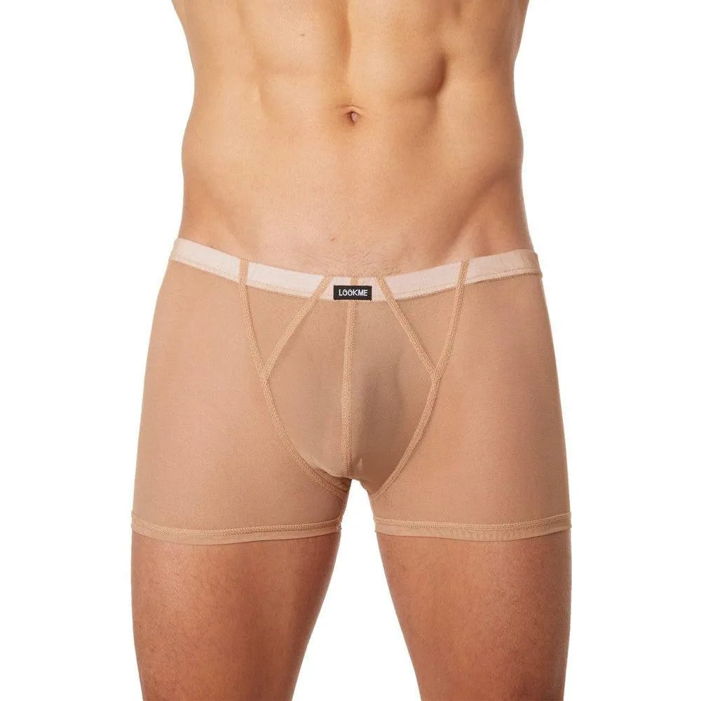 boxer résille douce transparence subtile sexy confortable moulant élasthanne polyamide durable respirant sensation agréable design moderne raffiné collection Malibu II