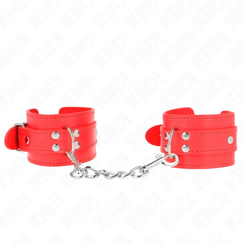 bracelets cuir véritable confort rembourrage intérieur doux maintien sécurisé boucles métalliques robustes ajustement parfait styles variés couleurs noir rouge élégants