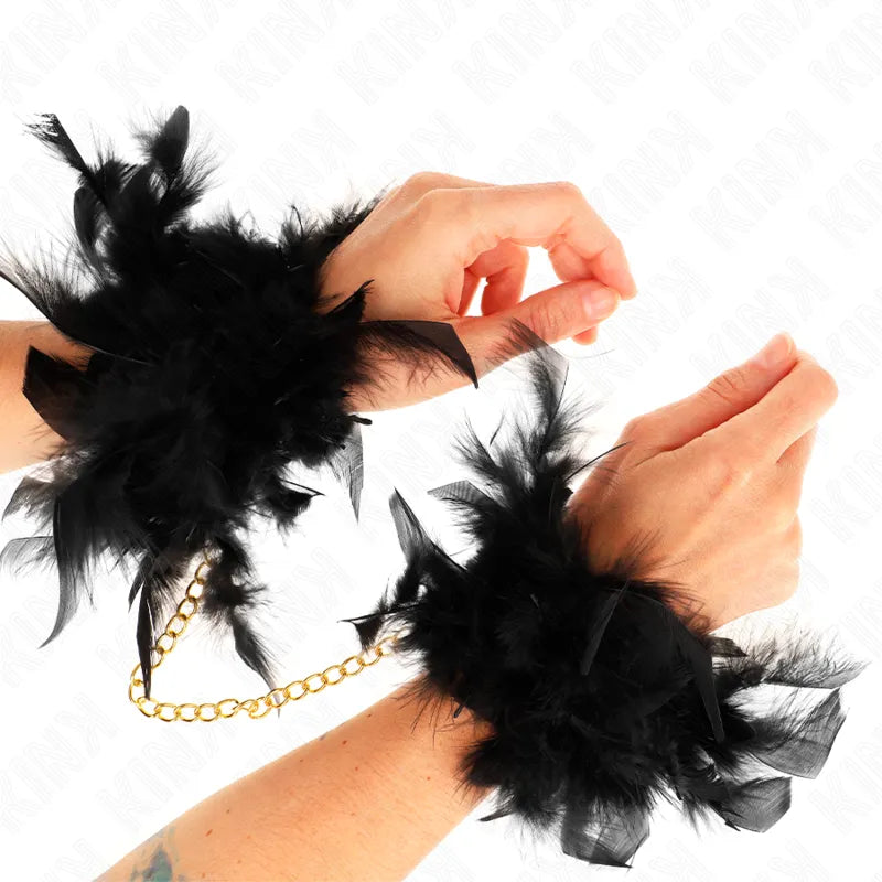 Bracelet BDSM cuir véritable luxueux durable ajustable rembourré confortable sécurisé boucles métalliques fermetures réglables élégant sobre sophistiqué