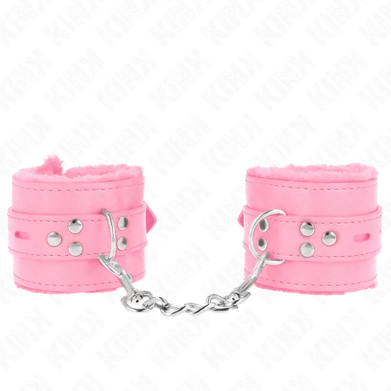 Bracelets BDSM cuir végétalien confort sécurité rembourrage intérieur réglable robuste durable esthétique moderne finitions personnalisable hypoallergénique
