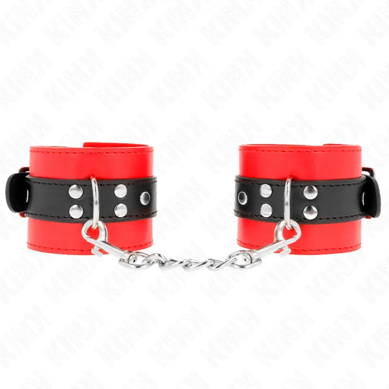 Bracelets cuir BDSM confort sécurité ajustable rembourrage doux ergonomique véritable végétalien néoprène métal nylon solide durable esthétique raffiné