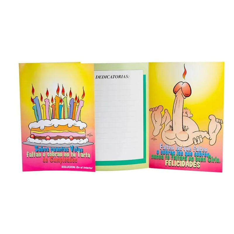 Carte Vœux Érotique EVJF Espagnole Humoristique Sensuelle Drôle Originale Authentique Femarvi Cadeau Festif Enterrement Vie Jeune Fille Surprenante