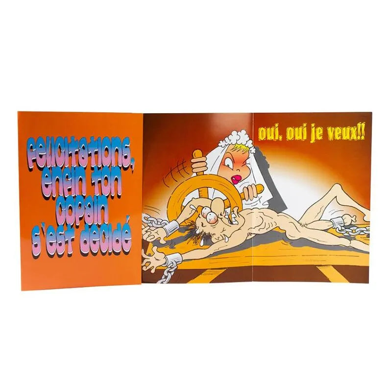 Carte Vœux Érotique EVJF Originale Femarvi Sensualité Humour Drôle Complicité Souvenir Fête Anniversaire Création Qualité Design