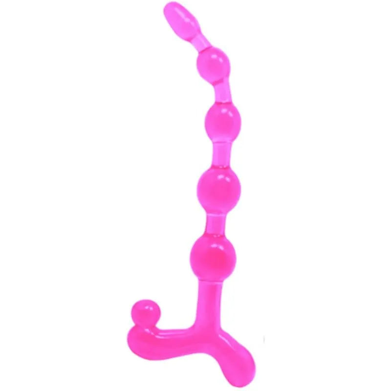 Chapelet anal flexible submersible TPR nodulé sensations douceur durable sécurité ergonomique aquatique lubrifiant recommandé insertion progressive stimulation nettoyage facile