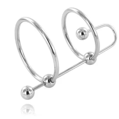 Cockring BDSM Acier Inoxydable Ergonomique Confortable Durable Hygiénique Stable Contrôle Sensations Extrêmes Urétrale Pénien Testiculaire Précis 28mm 32mm