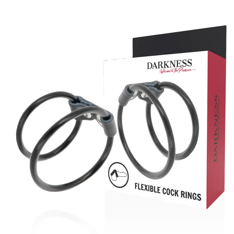 anneau pénien cuir caoutchouc double ajustable confort durable renforcement érection éjaculation retardée ergonomique tailles universelles fétiche BDSM débutant expérimenté