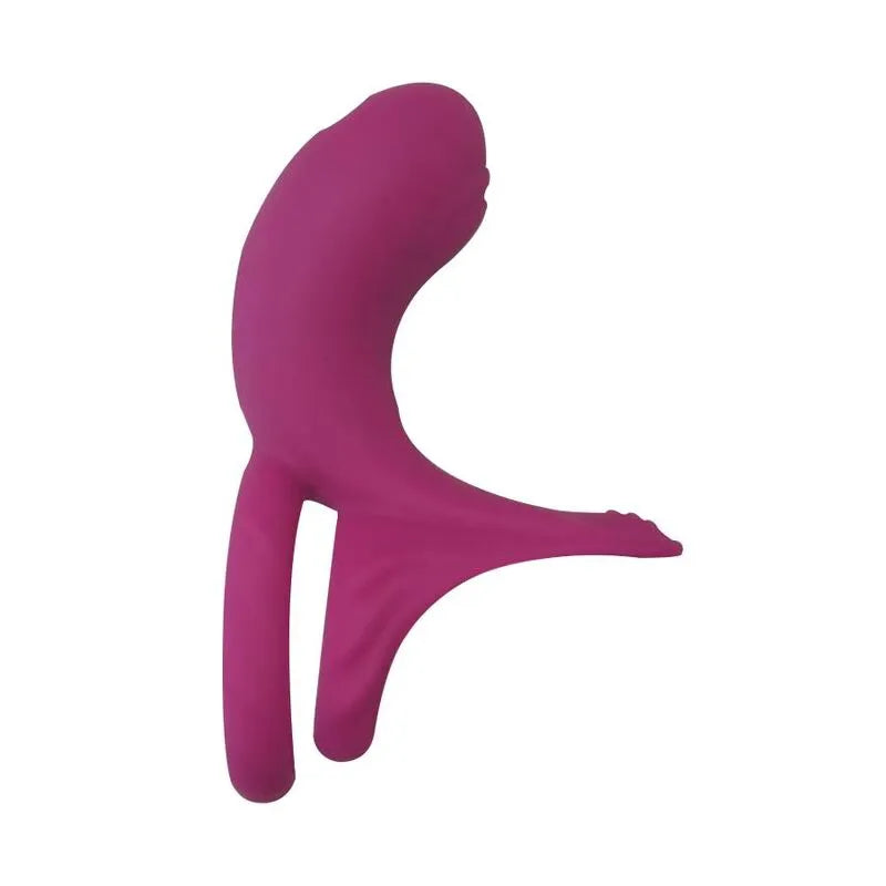Anneau stimulateur Xocoon rose, silicone ergonomique, vibrant, étanche, pour couples, prolongation érection et plaisir par...