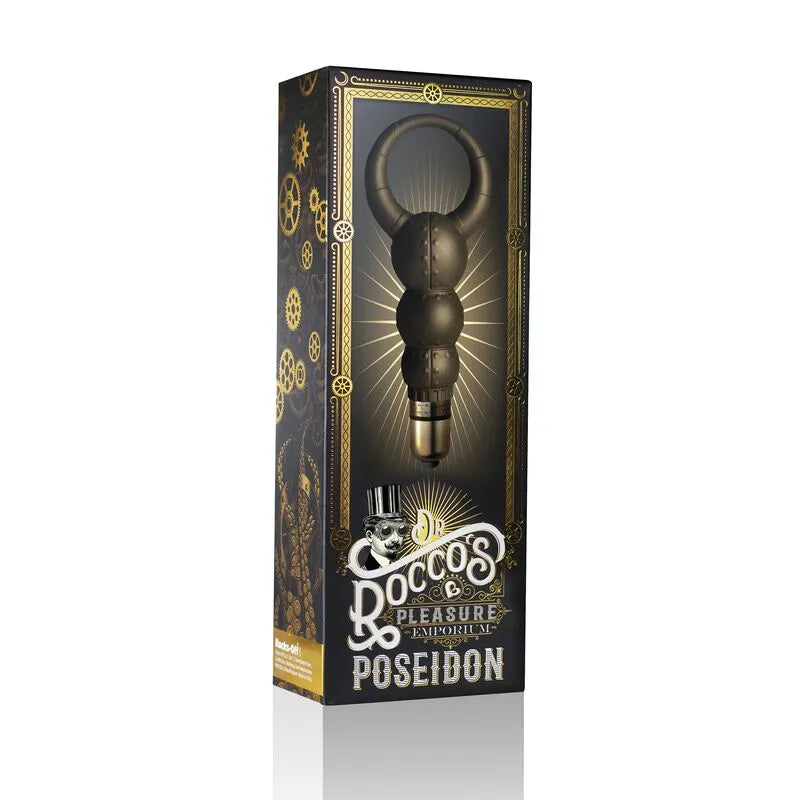 Anneau pénien vibrant noir en silicone, étanche, avec 10 modes de vibration, dans un emballage élégant pour couples aventu...