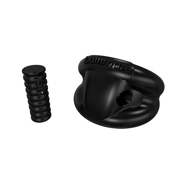 Anneau vibrant noir Elastomex, ergonomique, ajustable, avec balle vibrante rechargeable USB, pour plaisir intense.