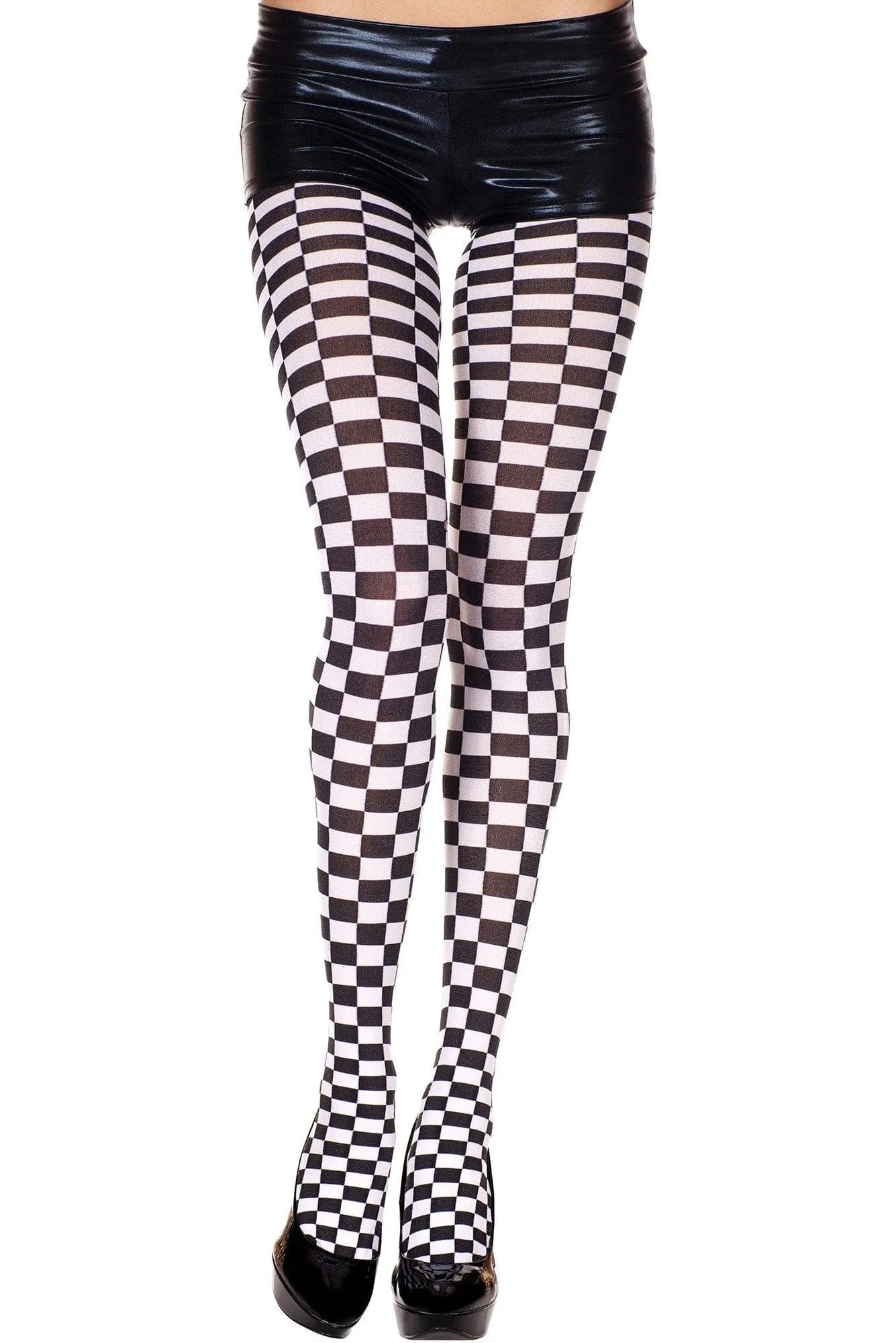 collant damier tendance femmes élégant moderne confortable résistant durable sexy chic ajustable tailles variées polyvalent soirée quotidien séduisant
