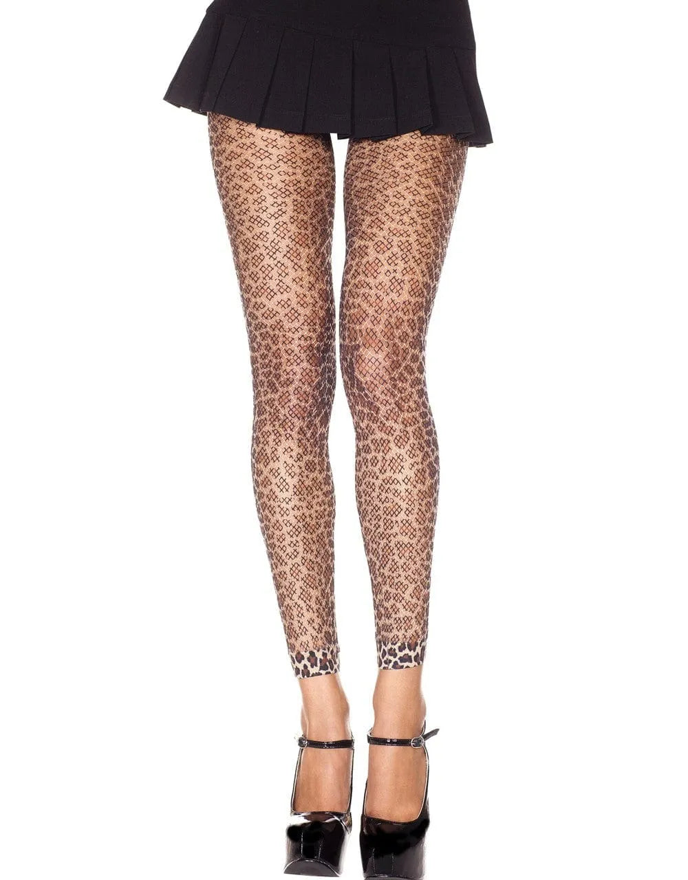 Collant Legging Résille Léopard Transparent Sexy Félin Séduisant Élégant Subtil Nylon Doux Confortable Durable Polyvalent Soirée Quotidien