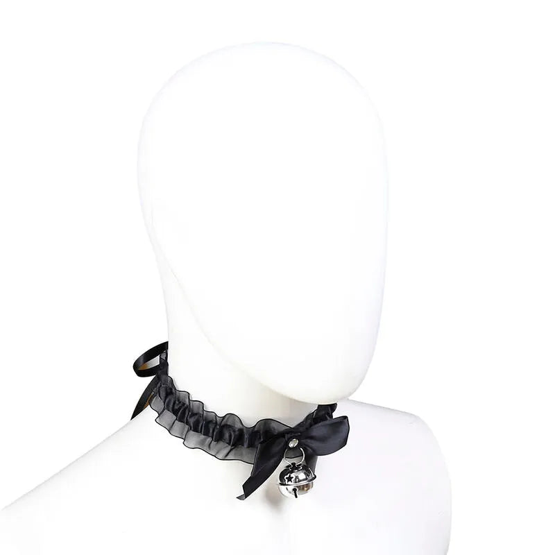 collier fétiche cloche Ohmama sensuel érotique réglable confortable sophistiqué durable polyester fer discret élégant sonore fantaisie