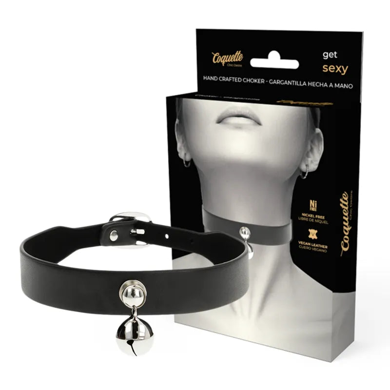 collier chic cuir végétalien ajustable trois boutons pression réglage personnalisé longueur 43cm hauteur 2cm hypoallergénique sansnickel durable élégant polyvalent