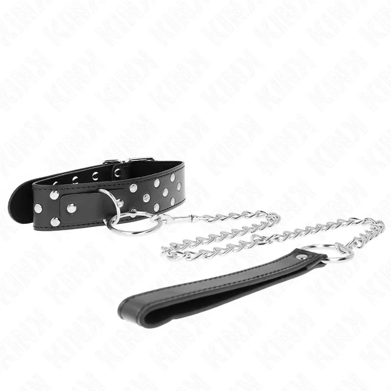 colliers BDSM cuir véritable végétalien boucles ajustables design raffiné confort durable résistance haute qualité autorité élégance domination