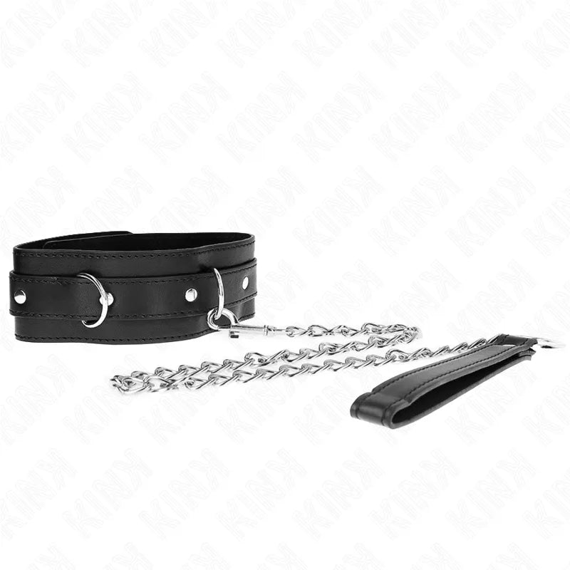 collier laisse cuir élégant réglable confortable durable robuste sécurisé ajustable véritable végétalien silicone métal sophistiqué polyvalent bondage domination