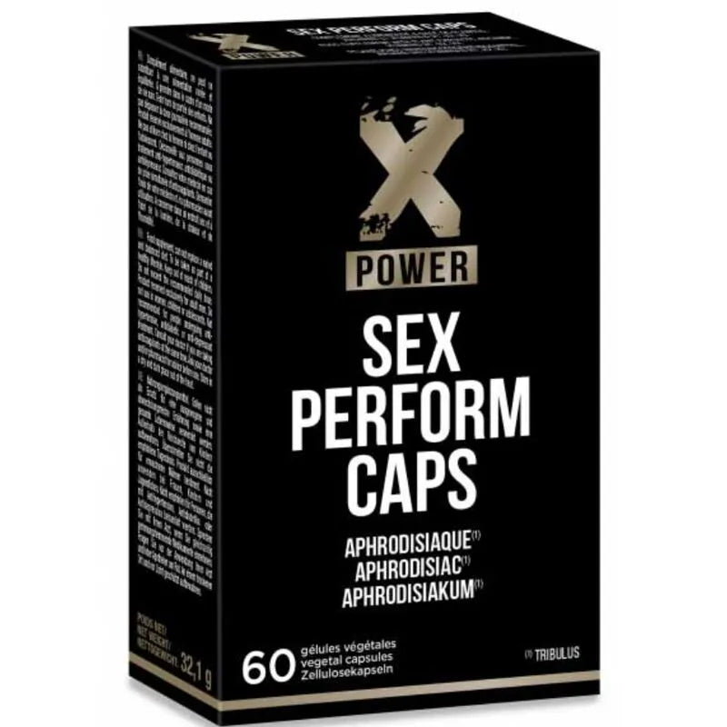 Complément Alimentaire Performance Sexuelle Intense Xpower Augmentation Testostérone Tribulus Muira Puama Ginseng Maca Ginkgo Biloba Libido Circulation Sanguine Érections Fermes