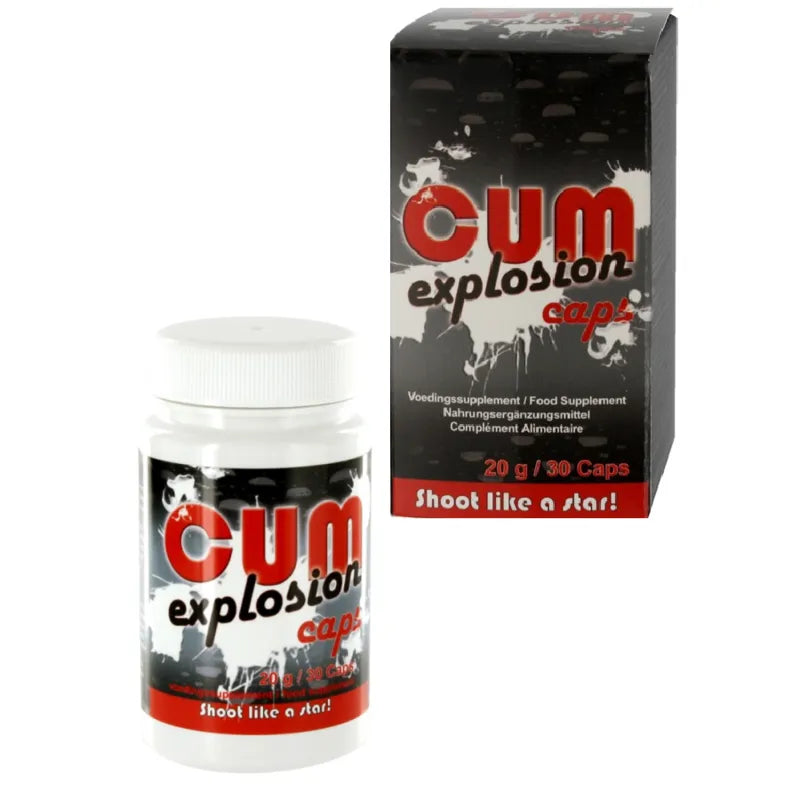 Bouteille blanche et boîte noire de compléments zinc sélénium pour fertilité masculine, 30 capsules, texte rouge et blanc.