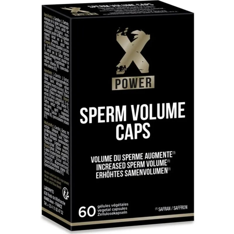 Complément naturel augmentation volume sperme masculin formule enrichie safran amande maca astragale tribulus mobilité spermatozoïdes orgasmes intenses gélules facile utilisation