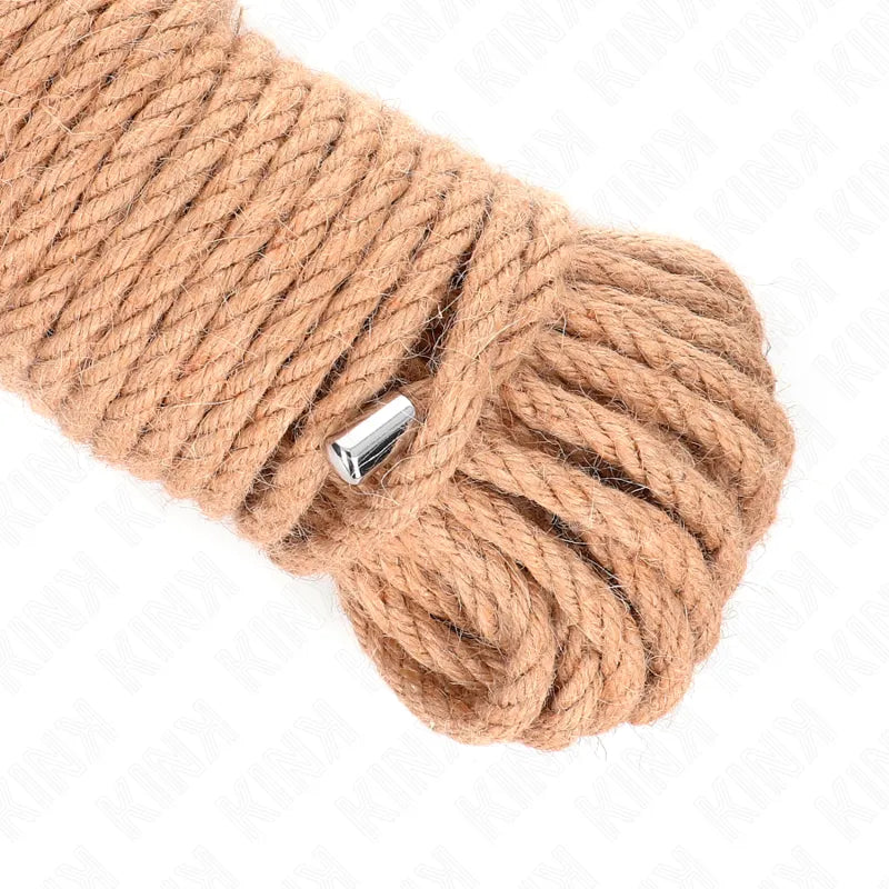 Cordes bondage coton beige, souples et résistantes, idéales pour shibari débutants, confort et sécurité assurés.