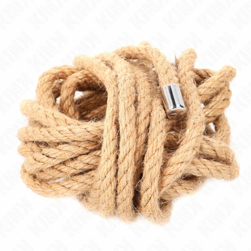 Cordes de bondage en coton beige, souples et résistantes, idéales pour débutants, longueur disponible en 5, 10, 20 mètres.