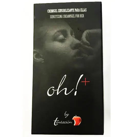 Gel vasodilatateur orgasmique naturel, tube noir avec texte blanc, stimule sensibilité clitoridienne, effet thermique.