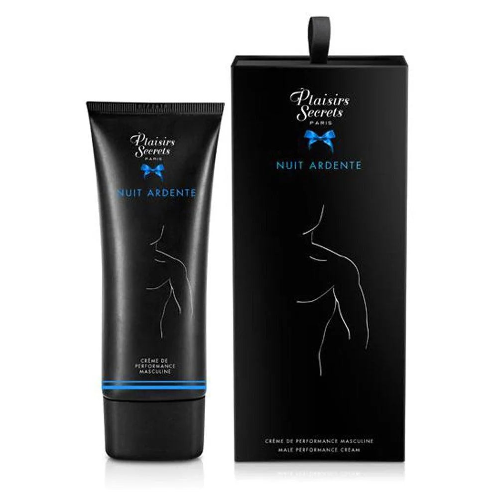 crème nuit ardente stimulante masculine 60ml performances sexuelles érection forte durable effet immédiat sensation chauffante application facile fabrication France