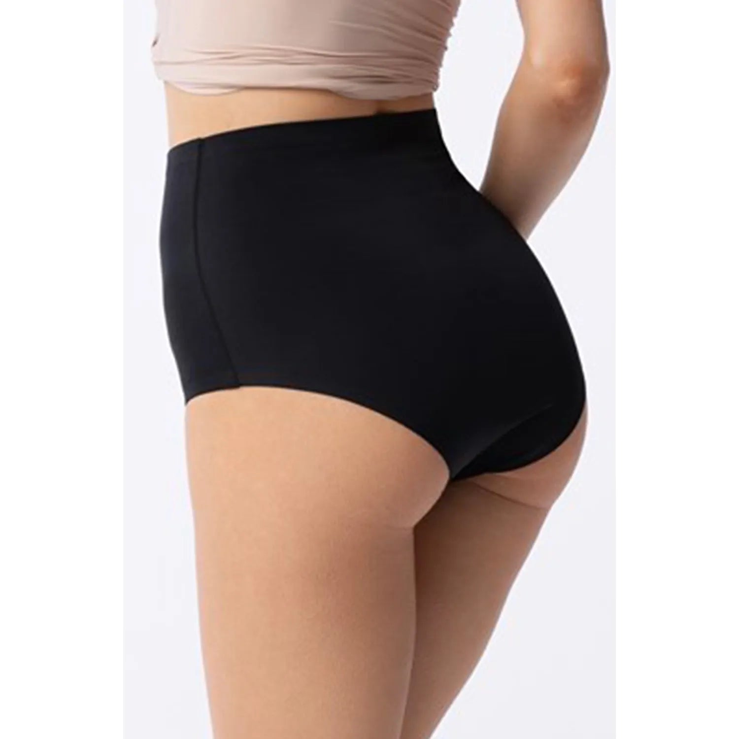 Culotte Julimex Amber Maxi noire, taille haute, élégante, galbe silhouette, confort optimal, lingerie féminine.