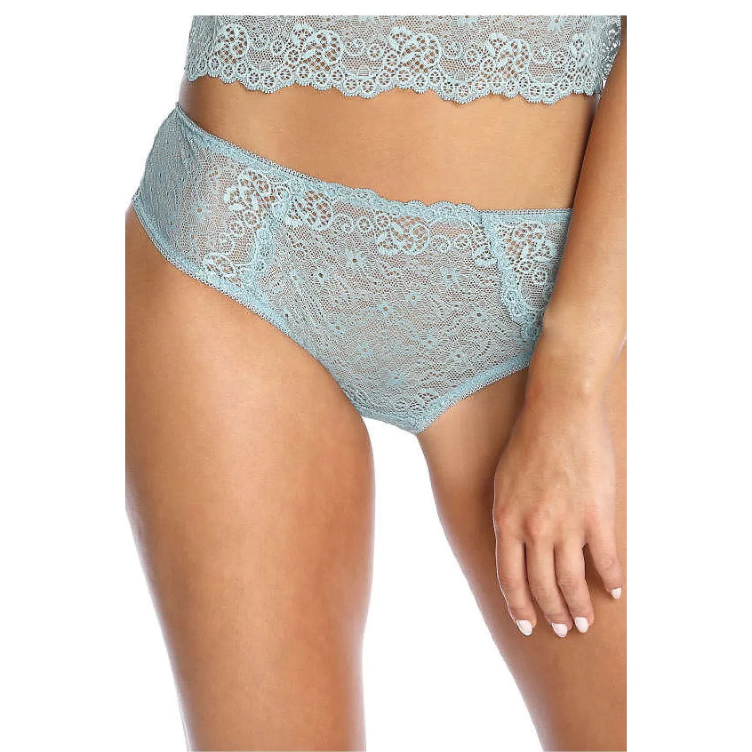 Culotte en dentelle romantique Lucky 204030 Mat couleurs de la mer motifs floraux transparence ajustement confortable lingerie sexy