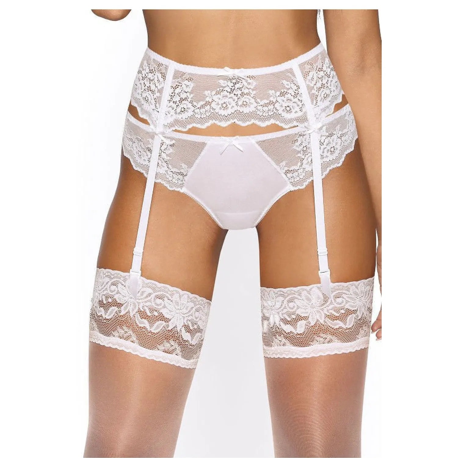 Ensemble de lingerie féminine sexydentelle florale suspenteurs ajustables culotte nœud bas assortis lingerie intime féminine