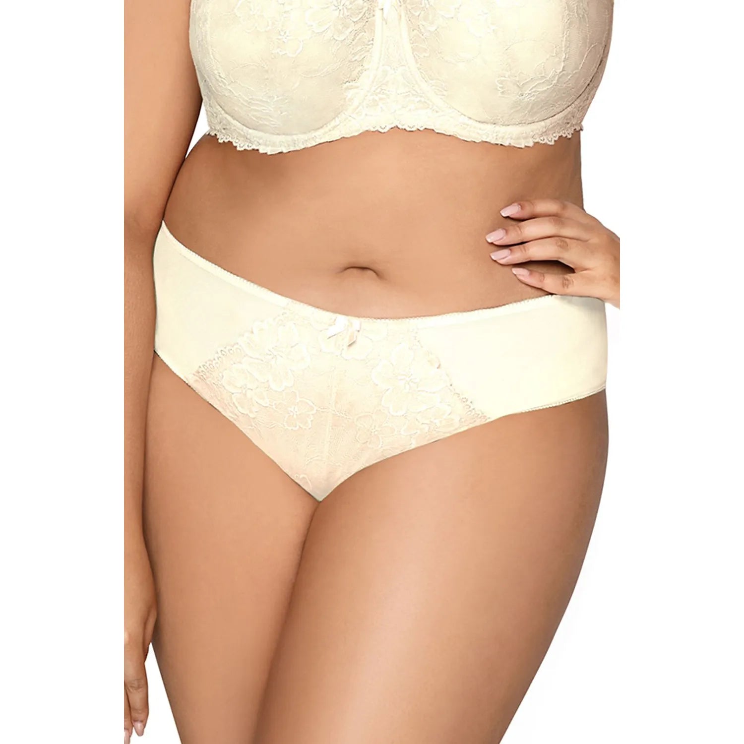 culottes sexy dentelle florale taille haute élégante sculptante légère extensible confortable respirante coton élasthanne polyamide délicate noeud décoratif