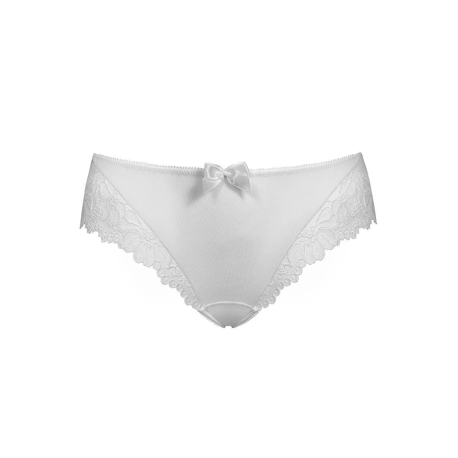 culotte féminine élégante dentelle confortable lingerie intime sophistication coupe classique gousset coton respirant délicate raffinée douce blanche
