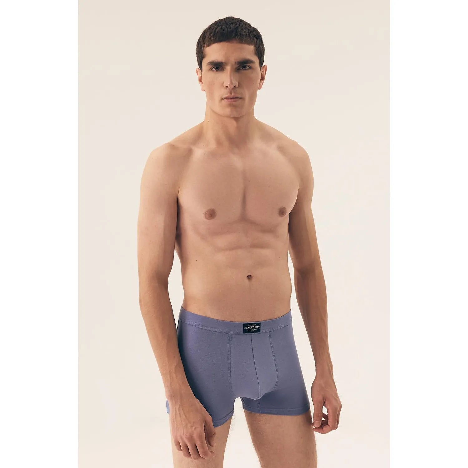 Ensemble de boxers classiques pour hommes coupe ajustée elastique coton elasthanne bleu marine gris cadeau sexy lingerie homme