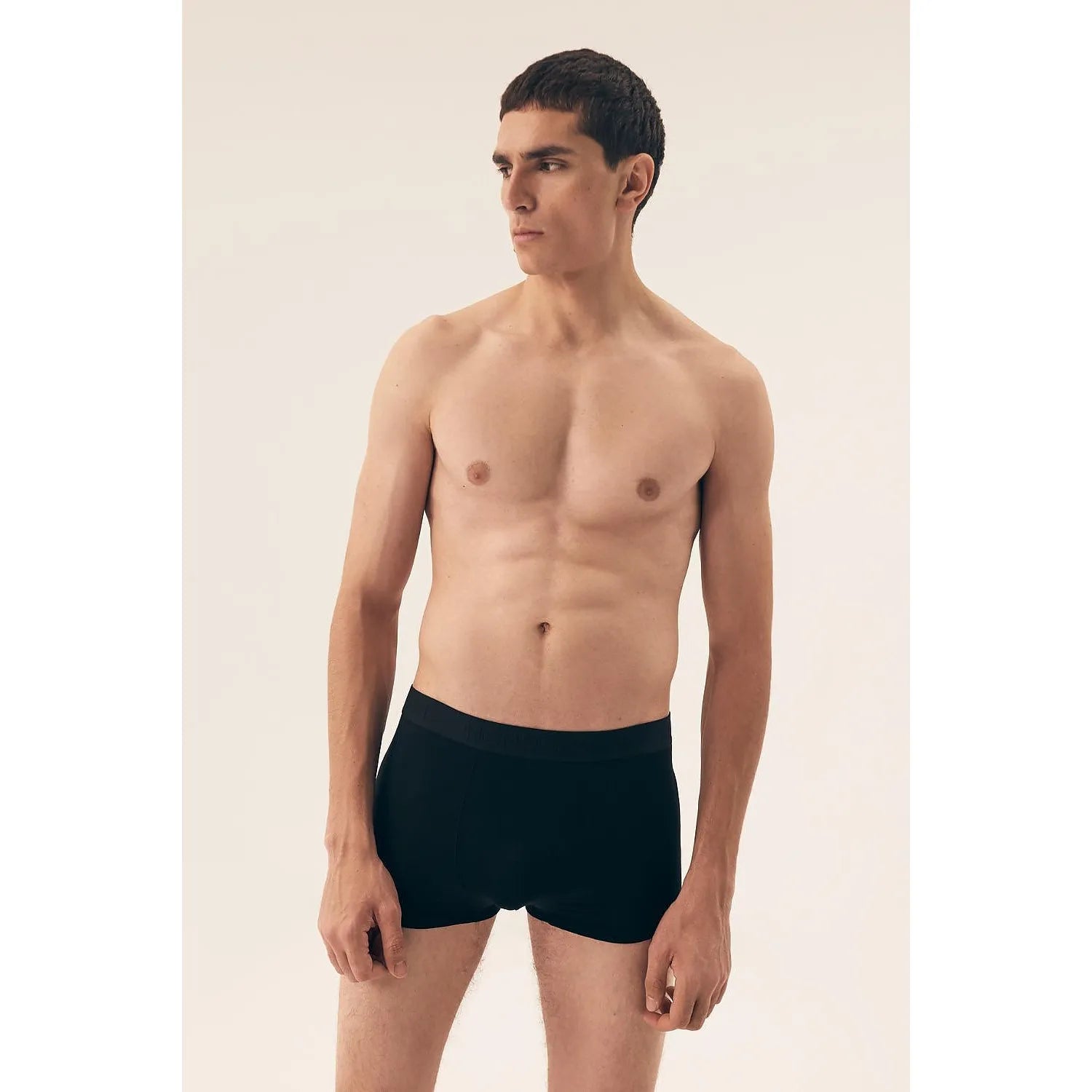 Boxers hommes model 209618 Henderson pack de 2 couleur noire confort maximal matériau doux respirant coupe ajustée ceinture large imprimée