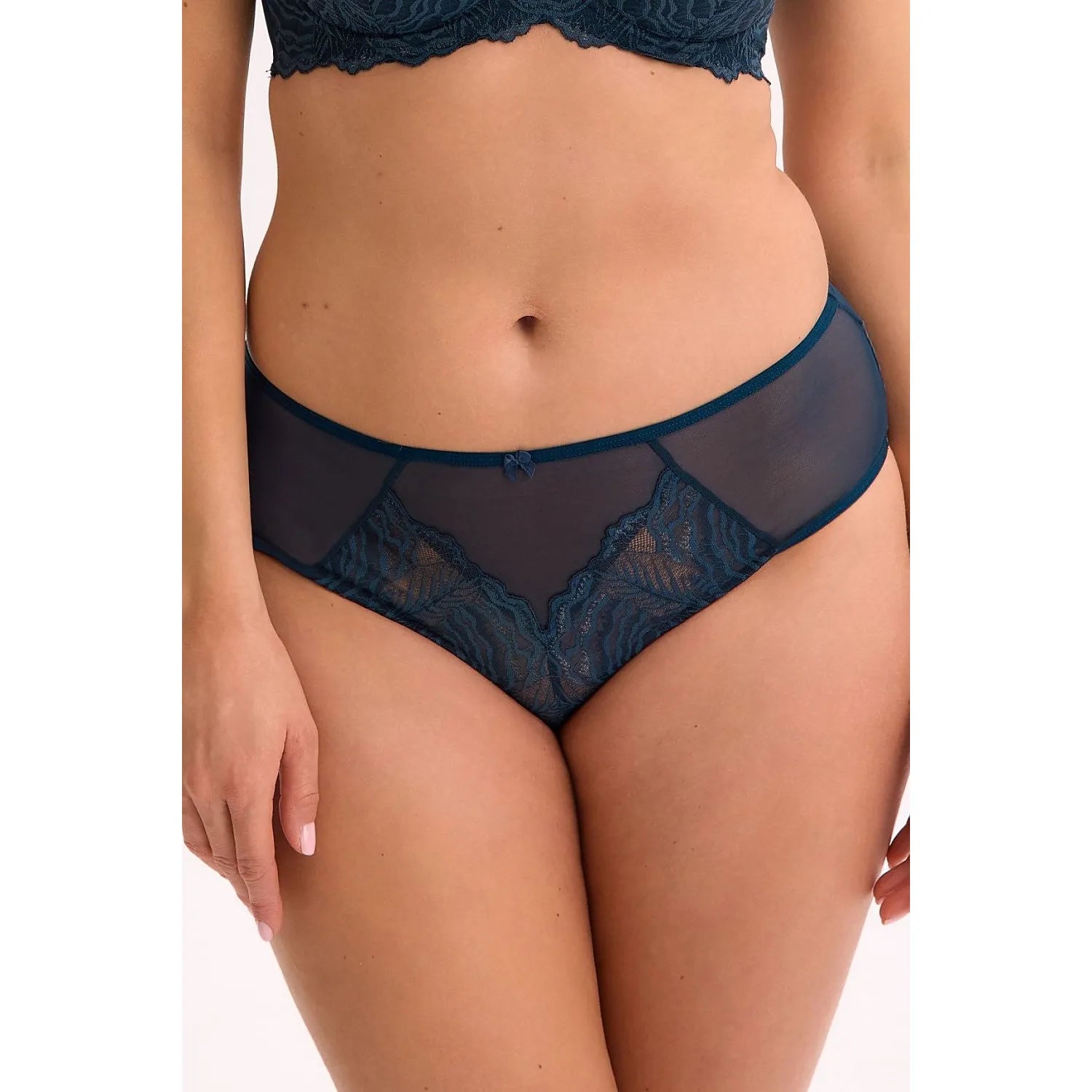 Culotte dentelle élégante model 217966 Gaia sensualité subtile charme féminin confort coton élasthanne polyamide taillehanche S M L XL